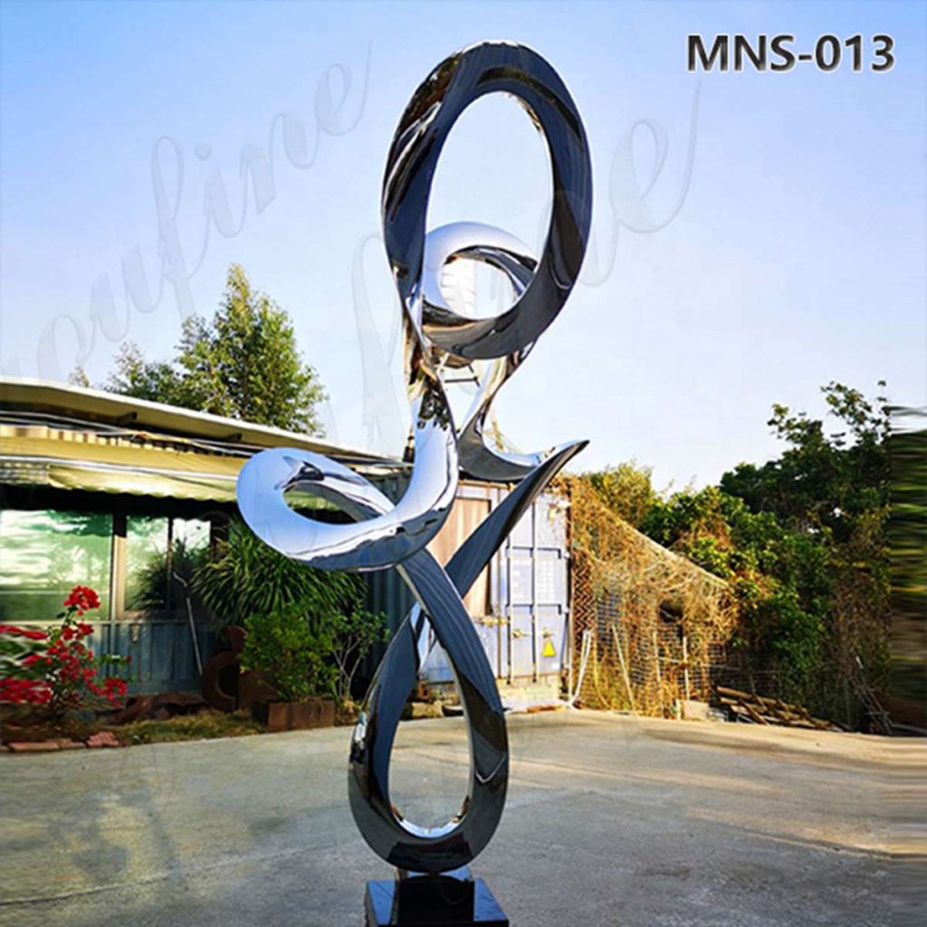 stainless steel outdoor sculpture-YouFine