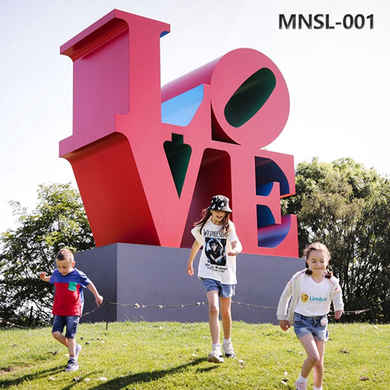 Modern Robert Indiana Love Sculpture Replica for Sale MNSL-001