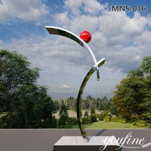 Custom Original Stainless Steel Abstract Sculpture Garden Decor MNS-016