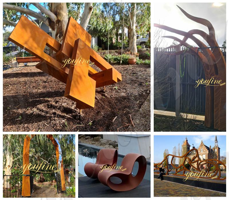 corten steel water fountain -YouFine