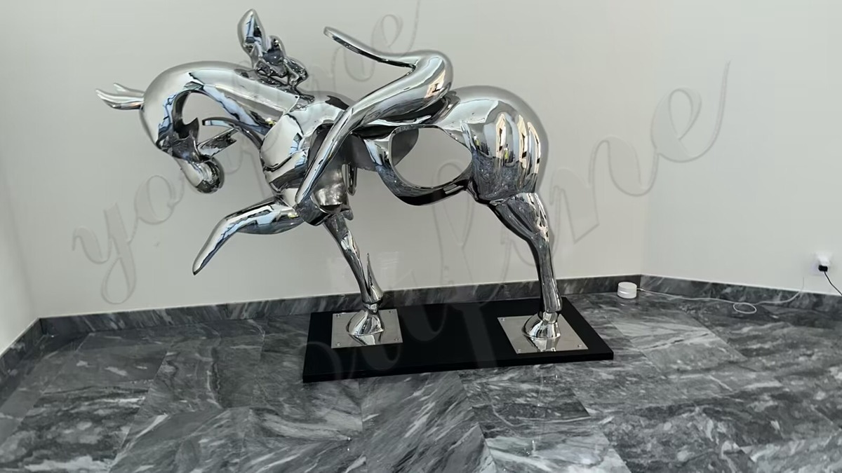 stainless steel horse sculpture -YouFine