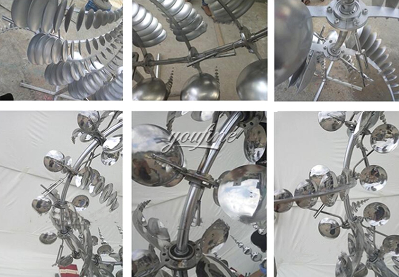 Stainless Steel Large Kinetic Sculptures (2)