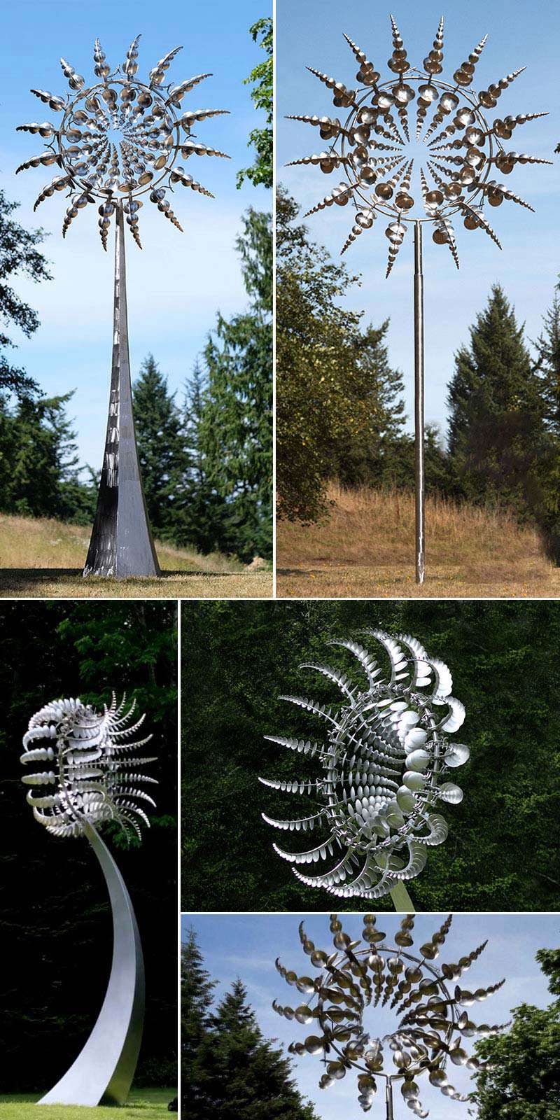 Stainless Steel Large Kinetic Sculptures for Sale (1)