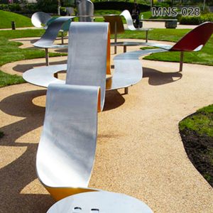 stainless steel garden bench seat -YouFine