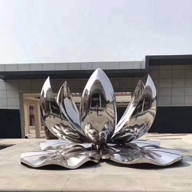 stainless steel plant sculpture (7)