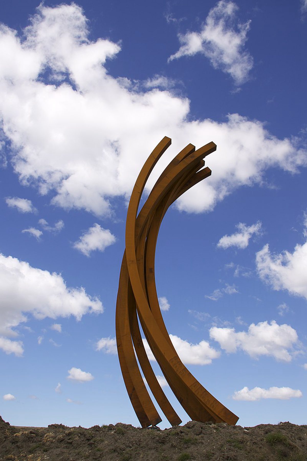 corten steel sculpture