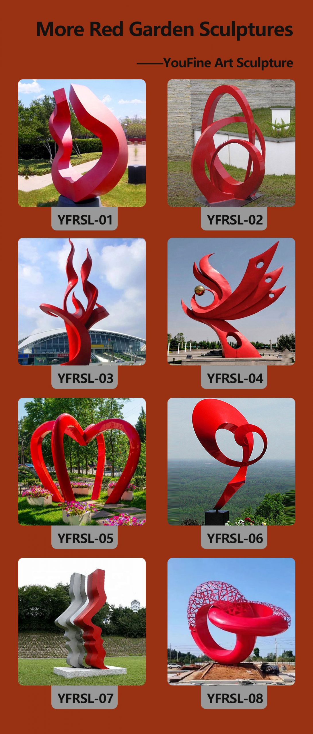 red garden sculpture (1)