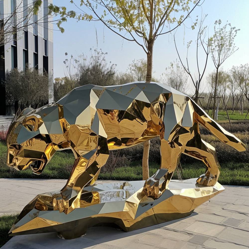 outdoor leopard statues (4)