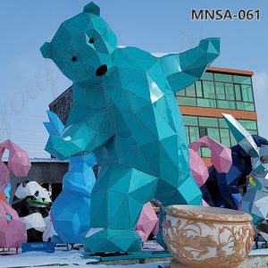 geometric bear sculpture (6)