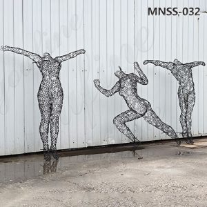 metal wire sport sculpture (3)