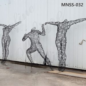 metal wire sport sculpture (4)