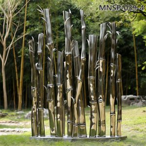 stainless steel bamboo sculpture (2)