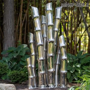 stainless steel bamboo sculpture (8)