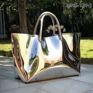 Stainless Steel Handbag Sculpture (2)