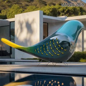 large metal bird garden ornaments