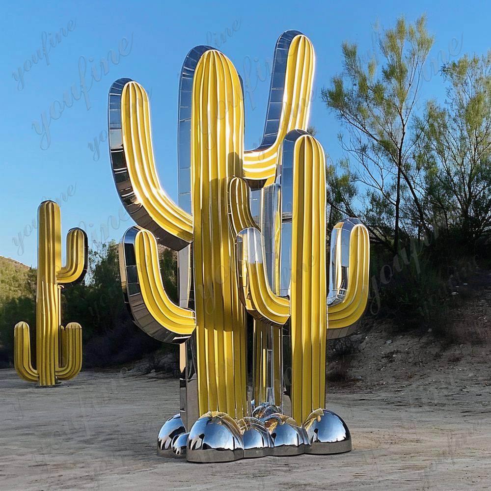 stainless steel giant saguaro cactus for sale (2)