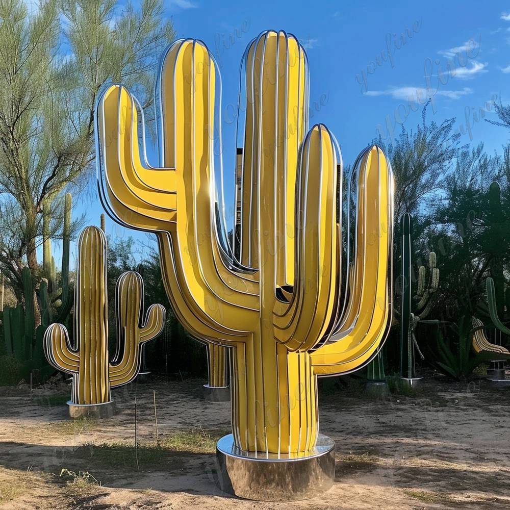 stainless steel giant saguaro cactus for sale (4)