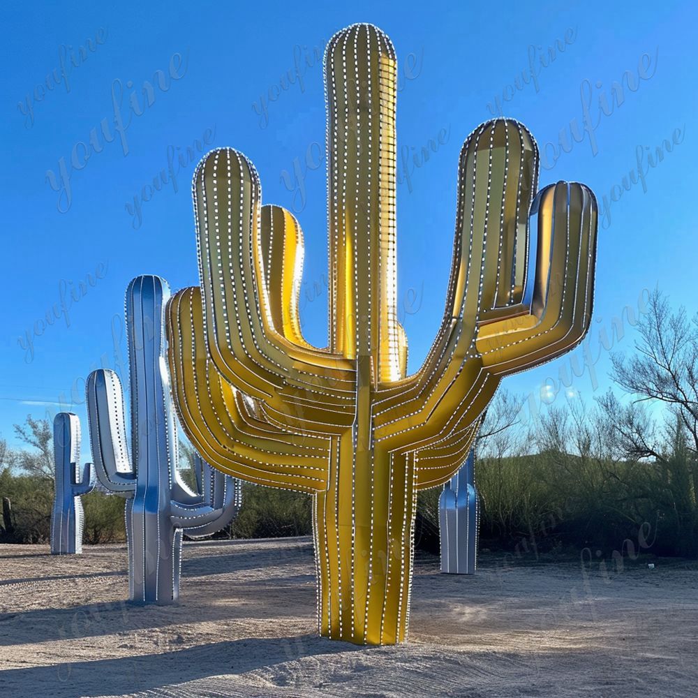 stainless steel giant saguaro cactus for sale (5)