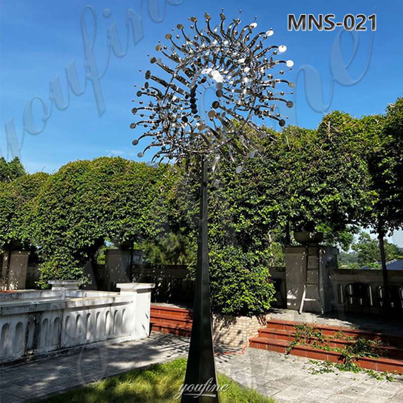 Stainless Steel Large Kinetic Sculptures for Sale MNS-021