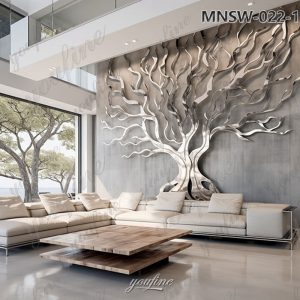 large metal tree wall sculpture (1)