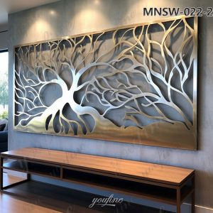 large metal tree wall sculpture (2)