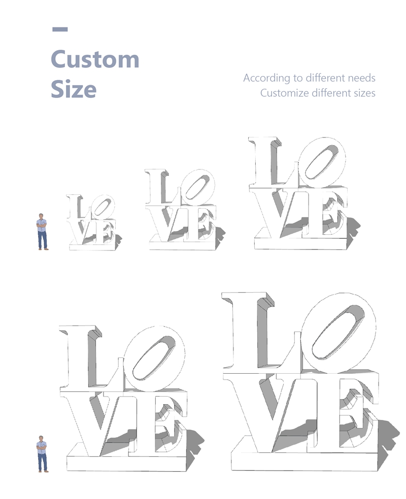 love sculpture custom service (1)