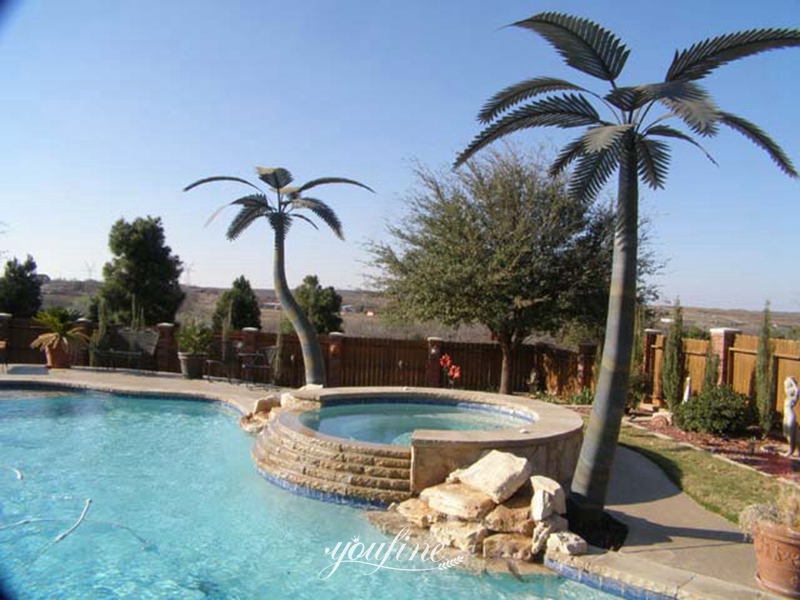 stainless steel palm tree sculpture for outdoor (11)