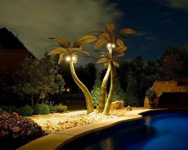 stainless steel palm tree sculpture for outdoor (5)