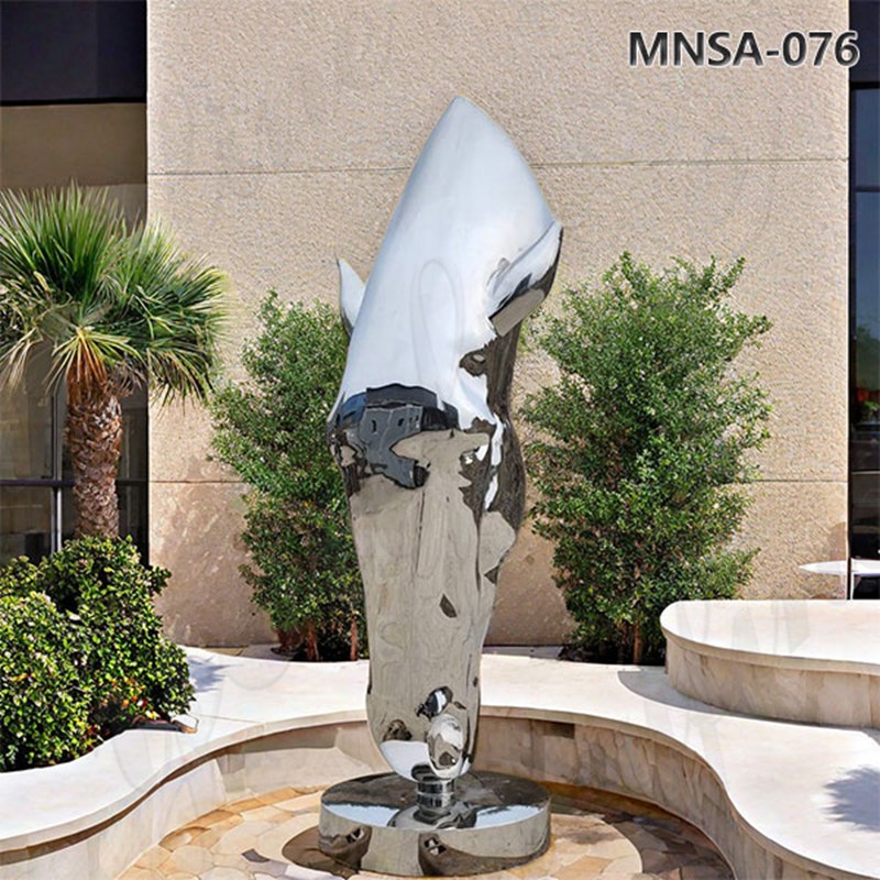 Mirror Stainless Steel Horse Head Sculpture MNSA–076