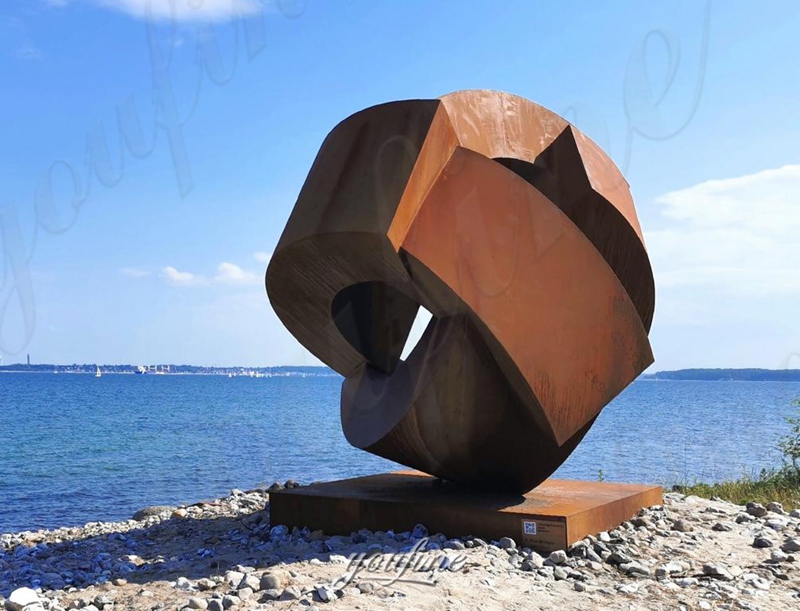 seaside abstract sculpture